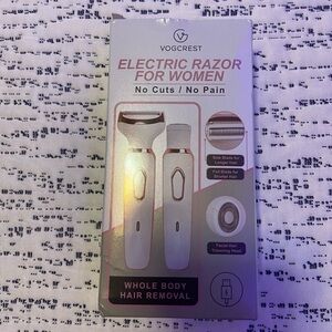 Electric women’s razor
